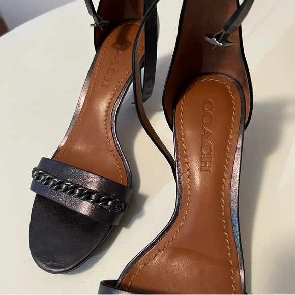 Coach Kitten Heels Ankle Strap - Picture 3 of 8